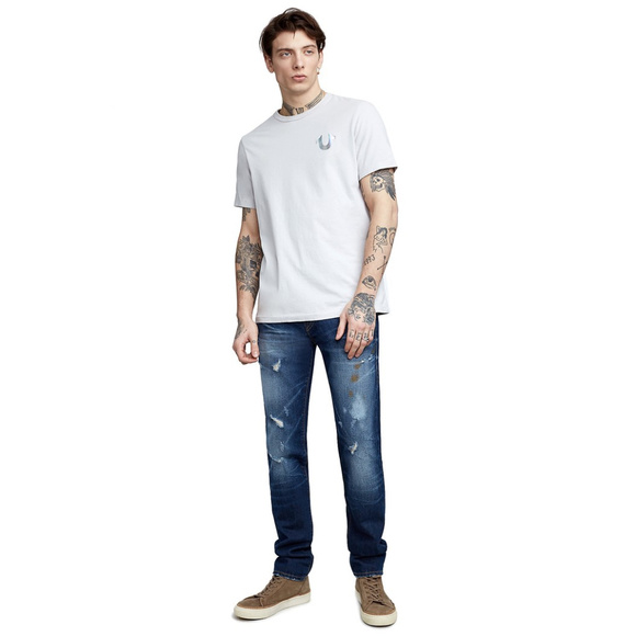 True Religion Men's Buddha Logo Tee T-Shirt - Picture 3 of 5